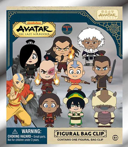 Avatar: The Last Airbender (Series 3) Blind Bag Figural Bag Clip