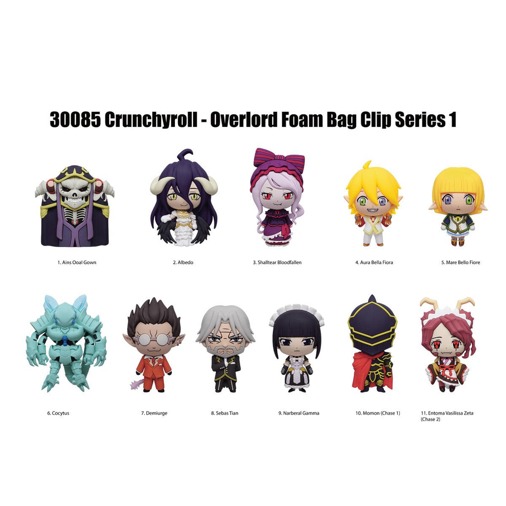 Overlord: 3D Foam Bag Clip Series 1